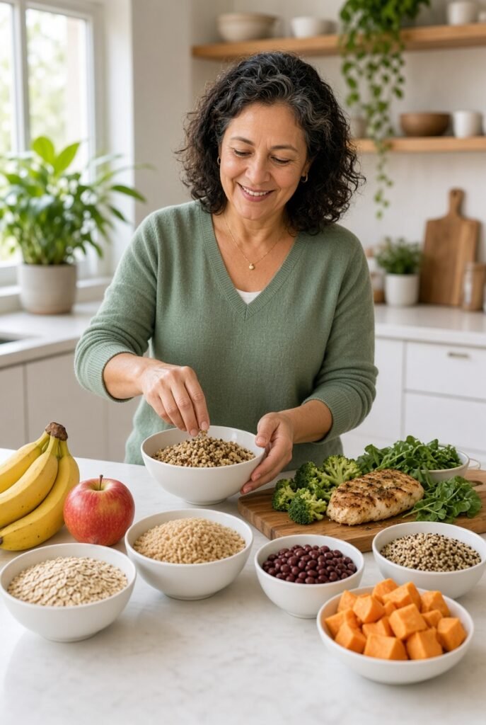 Carboidratos na menopausa: fontes naturais para uma alimentação equilibrada
